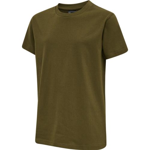 Hummel Hmlred Basic T-Shirt S/S Kids - dark olive (Grösse: 116) von Hummel