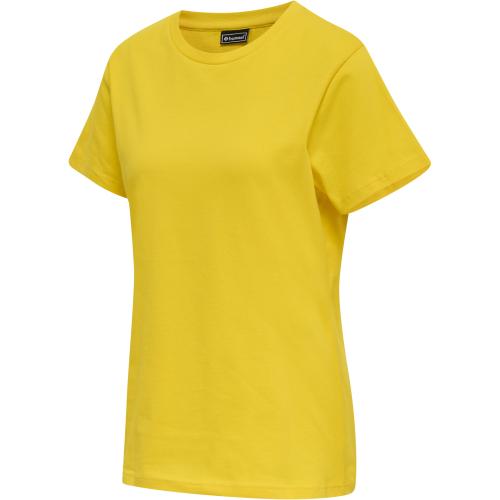 Hummel Hmlred Basic T-Shirt S/S Woman - empire yellow (Grösse: S) von Hummel