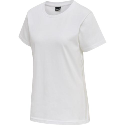 Hummel Hmlred Basic T-Shirt S/S Woman - white (Grösse: M) von Hummel