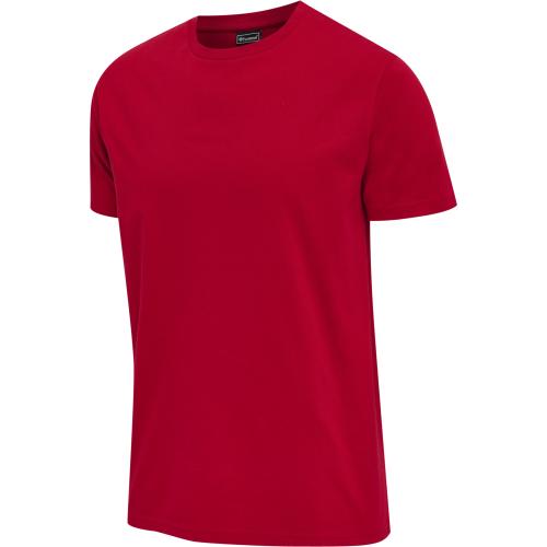 Hummel Hmlred Basic T-Shirt S/S - tango red (Grösse: S) von Hummel