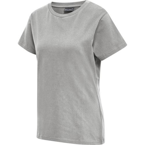 Hummel Hmlred Heavy T-Shirt S/S Woman - grey melange (Grösse: XS) von Hummel