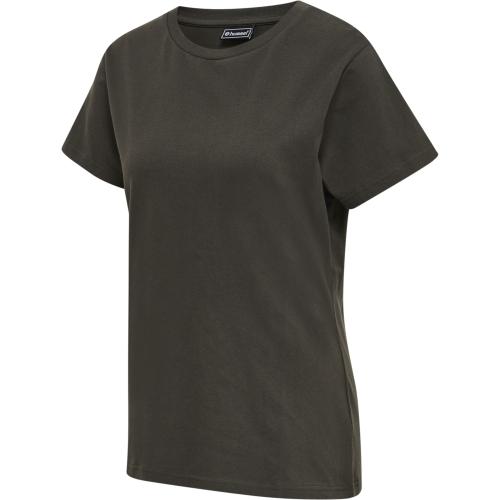 Hummel Hmlred Heavy T-Shirt S/S Woman - raven (Grösse: L) von Hummel