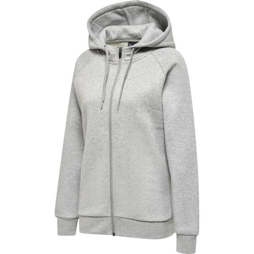 Hummel Hmlred Heavy Zip Hoodie Woman - grey melange (Grösse: 2XL) von Hummel