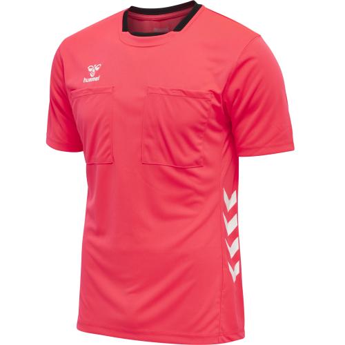 Hummel Hmlreferee Chevron Jersey S/S - diva pink (Grösse: 2XL) von Hummel