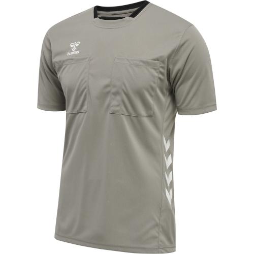 Hummel Hmlreferee Chevron Jersey S/S - steeple gray (Grösse: 2XL) von Hummel