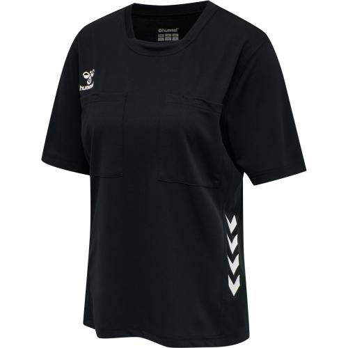 Hummel Hmlreferee Chevron Wo Jersey S/S - black (Grösse: S) von Hummel