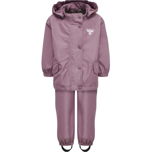 Hummel Hmlreva Rainsuit Mini - dusky orchid (Grösse: 92) von Hummel