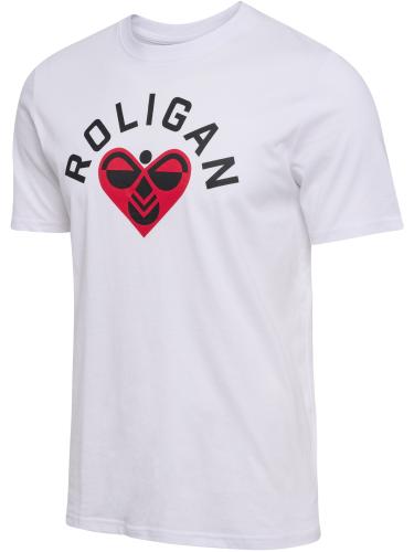 Hummel Hmlroligan Cotton T-Shirt - white (Grösse: 2XL) von Hummel