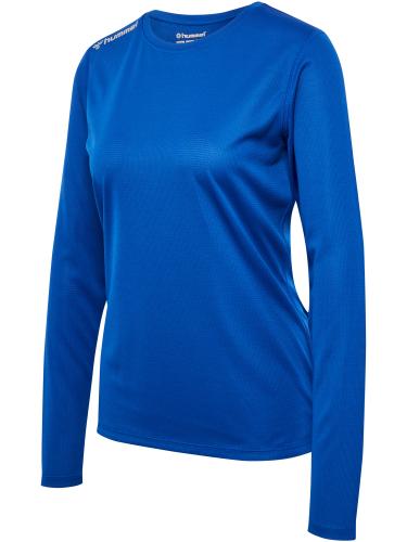 Hummel Hmlrun Jersey L/S Woman - true blue (Grösse: S) von Hummel