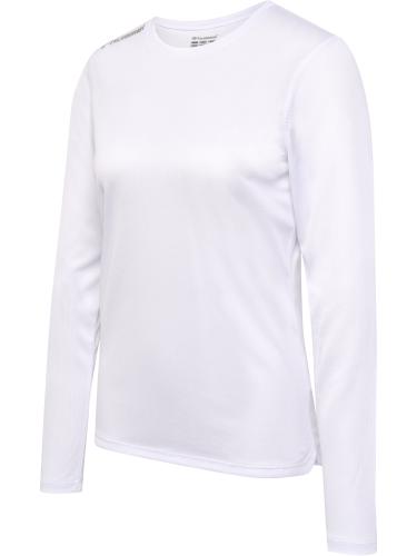 Hummel Hmlrun Jersey L/S Woman - white (Grösse: S) von Hummel