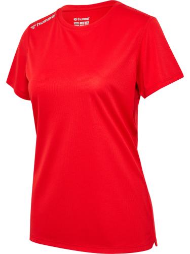 Hummel Hmlrun Jersey S/S Woman - tango red (Grösse: 2XL) von Hummel