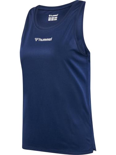 Hummel Hmlrun Singlet S/L Woman - black iris (Grösse: 2XL) von Hummel