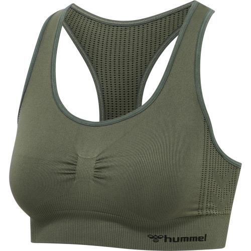 Hummel Hmlshaping Seamless Sports Top - thyme (Grösse: XS) von Hummel