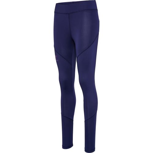 Hummel Hmlstaltic Hw Poly Tights Woman - marine/paisley purple (Grösse: L) von Hummel