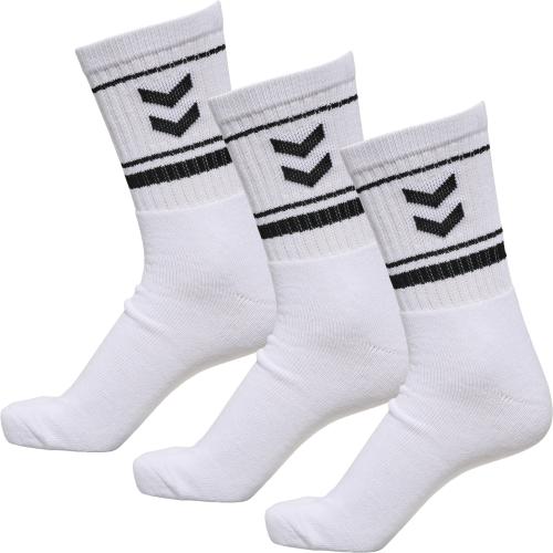 Hummel Hmlstripe Crew 3-Pack Socks - white (Grösse: 41-45) von Hummel