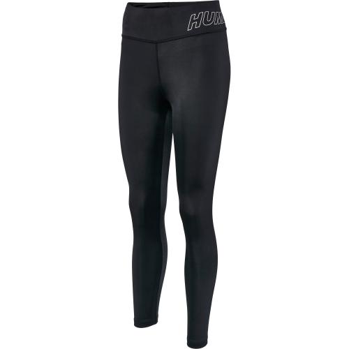 Hummel Hmlte Apex Mid Waist 7/8 Tights - black (Grösse: S) von Hummel