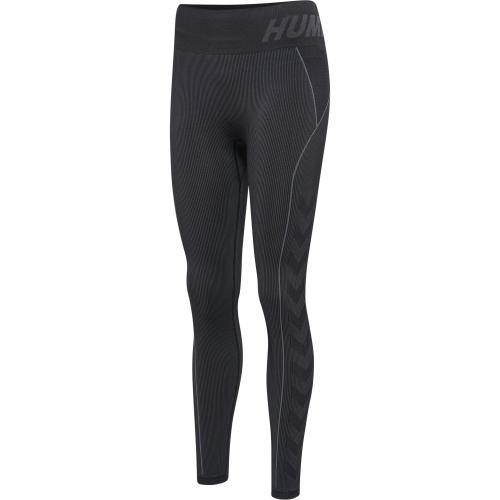 Hummel Hmlte Christel Seamless Mw Tights - black/asphalt melange (Grösse: L) von Hummel