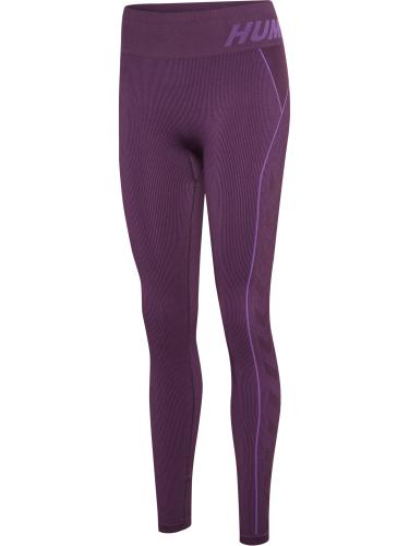 Hummel Hmlte Christel Seamless Mw Tights - plum perfect/bellflower melan (Grösse: XS) von Hummel