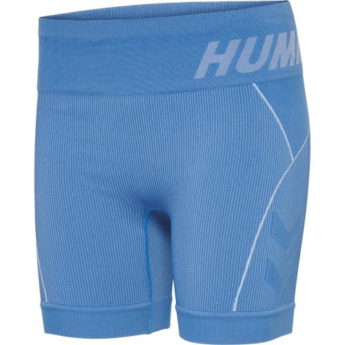 Hummel Hmlte Christel Seamless Shorts - riviera/blue bell melange (Grösse: L) von Hummel