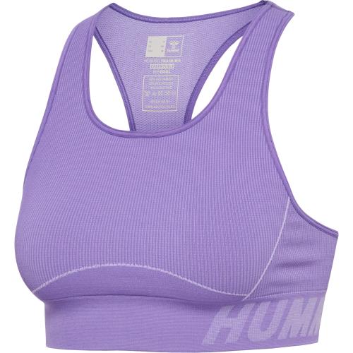 Hummel Hmlte Christel Seamless Sports Top - paisley purple/lavender melang (Grösse: M) von Hummel