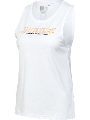 Hummel Hmlte Confident Cotton Tanktop - white (Grösse: XL) von Hummel