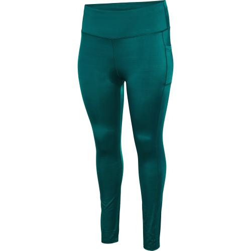 Hummel Hmlte Curvy Hight Waist Tights Plus - deep teal (Grösse: XL) von Hummel