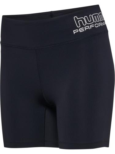 Hummel Hmlte Fundamental Mw Tight Shorts - black/white (Grösse: L) von Hummel