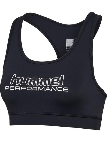 Hummel Hmlte Fundamental Sports Bra - black/white (Grösse: M) von Hummel