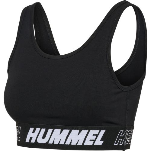 Hummel Hmlte Maja Cotton Sports Top - black (Grösse: M) von Hummel