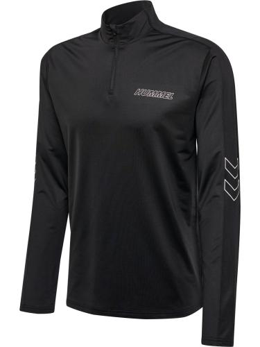 Hummel Hmlte Strength Pl Half Zip - black (Grösse: 2XL) von Hummel