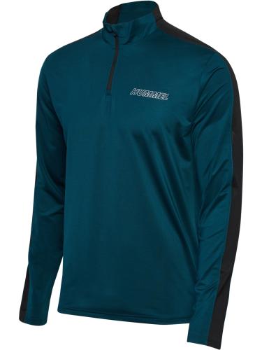 Hummel Hmlte Strength Pl Half Zip - reflecting pond (Grösse: 2XL) von Hummel