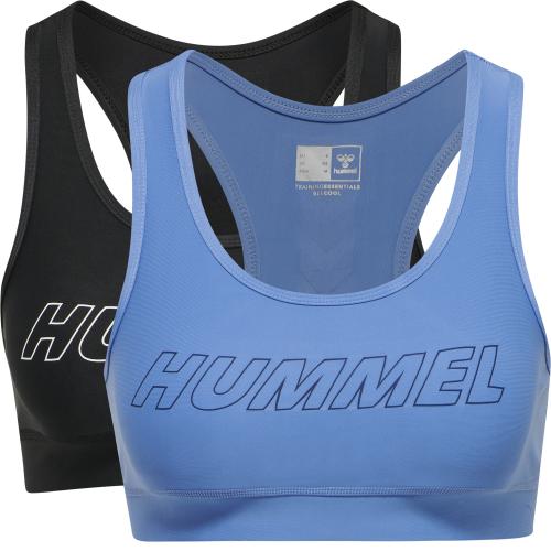 Hummel Hmlte Tola 2-Pack Sports Bra - black/marina (Grösse: M) von Hummel