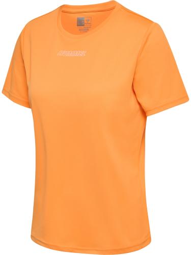 Hummel Hmlte Tola T-Shirt - blazing orange (Grösse: XL) von Hummel