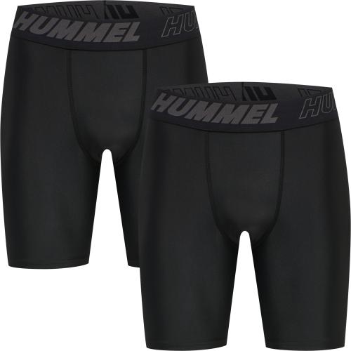 Hummel Hmlte Topaz 2-Pack Tight Shorts - black/black (Grösse: 2XL) von Hummel