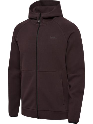 Hummel Hmltech Fleece Regular Zip Hoodie - chocolate plum (Grösse: L) von Hummel