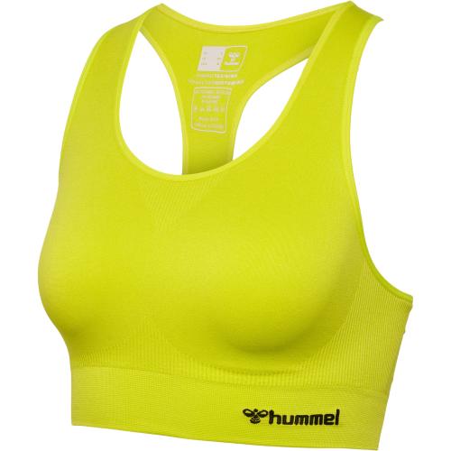 Hummel Hmltif Seamless Sports Top - sulphur spring (Grösse: XS) von Hummel