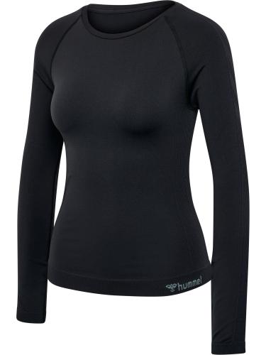 Hummel Hmltif Seamless T-Shirt L/S - black (Grösse: XL) von Hummel