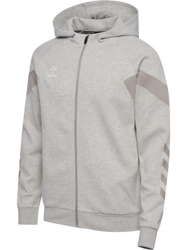 Hummel Hmltravel Zip Hoodie - light grey melange (Grösse: M) von Hummel