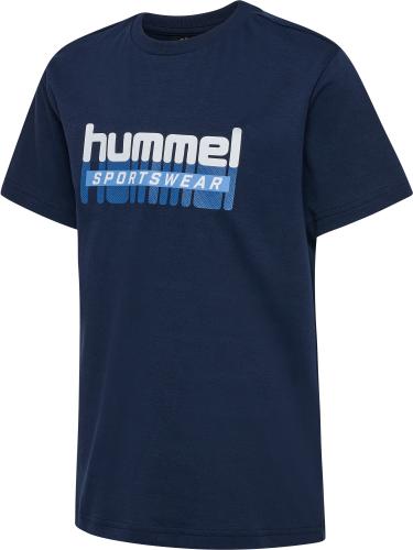 Hummel Hmltukas T-Shirt S/S - black iris (Grösse: 176) von Hummel