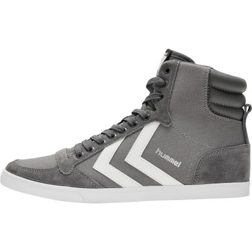 Hummel Slimmer Stadil High - castle rock/white kh (Grösse: 48) von Hummel