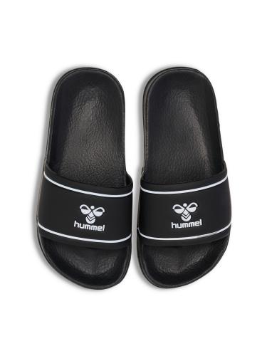 Hummel Pool Slide Jr - black/white (Grösse: 24) von Hummel