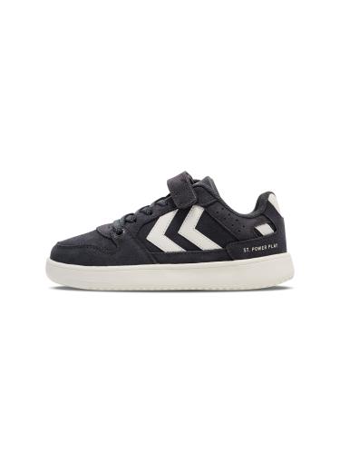 Hummel St. Power Play Suede Jr - white/obsidian/black (Grösse: 36) von Hummel