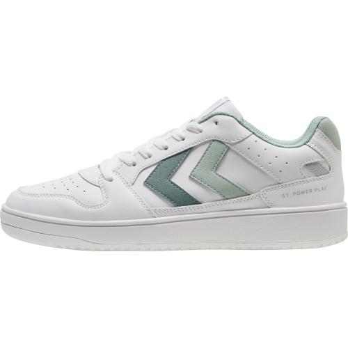 Hummel St. Power Play Wmns - white/silt green (Grösse: 37) von Hummel