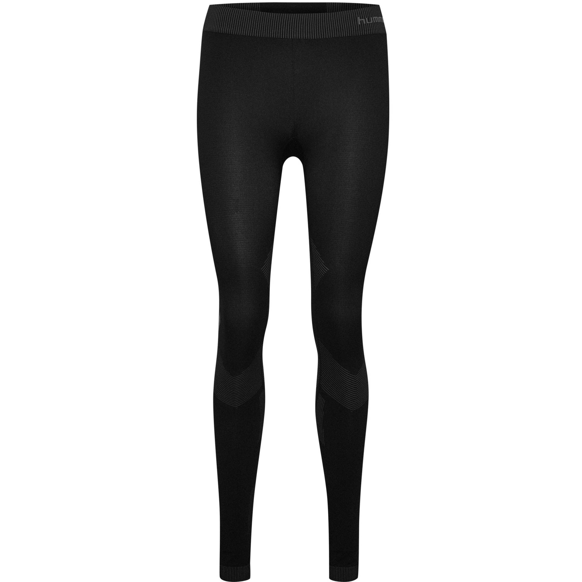 Leggings Damen Seamless Damen Schwarz/Weiss M/L von Hummel