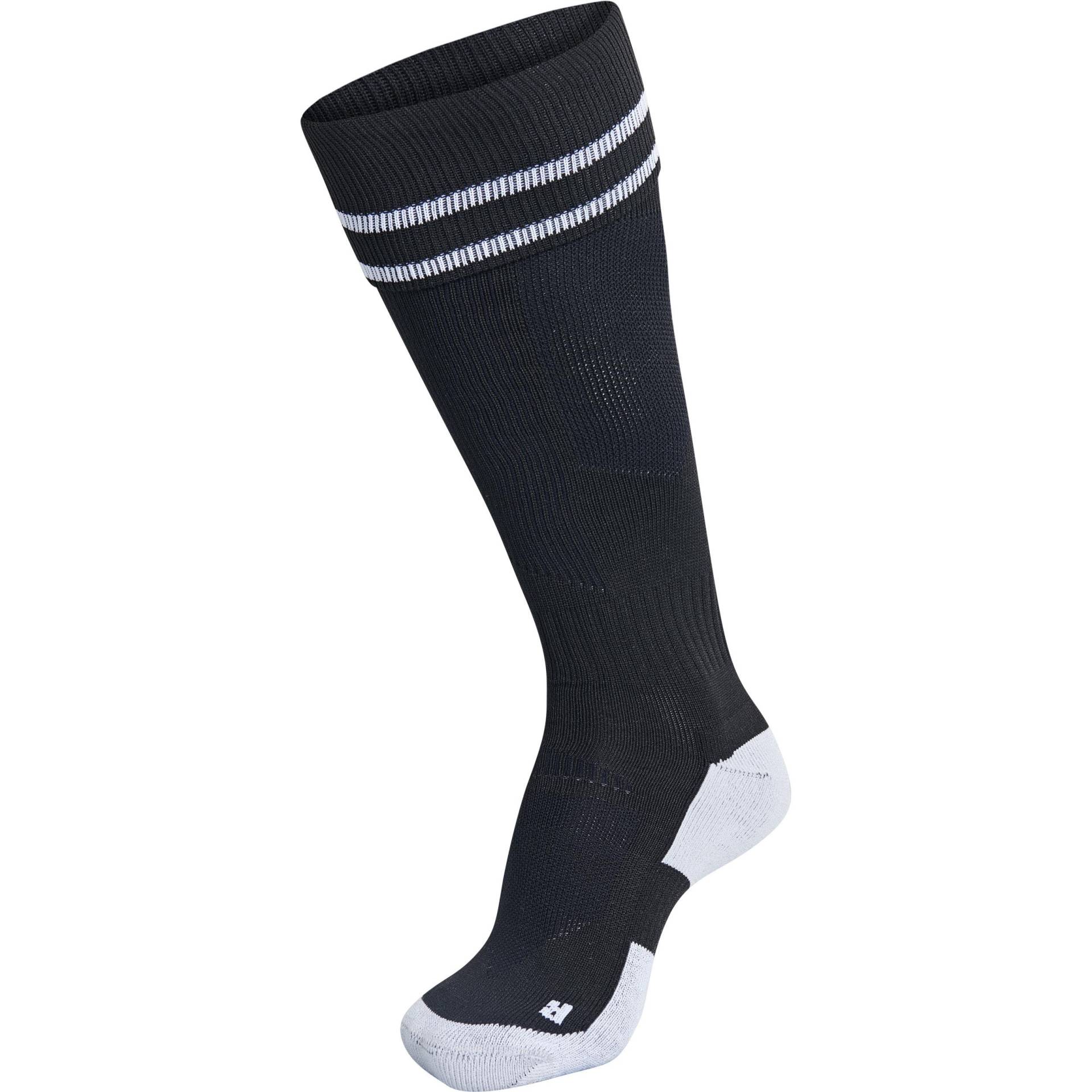 Hummel - socken element football, für Herren, Schwarz/Weiss, Größe 43-45 von Hummel