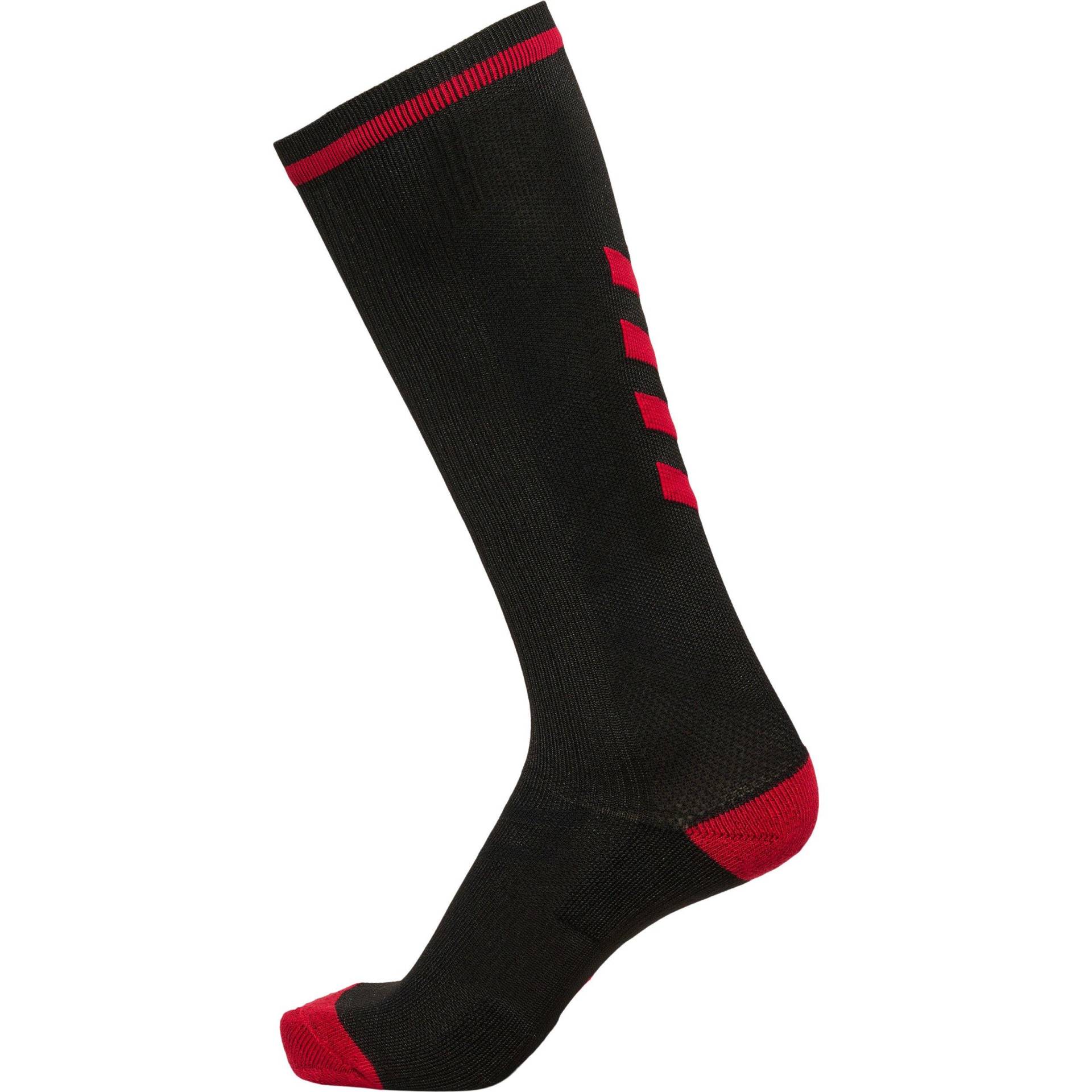 Socken Elite Indoor High Herren Schwarz / Rot 39-42 von Hummel