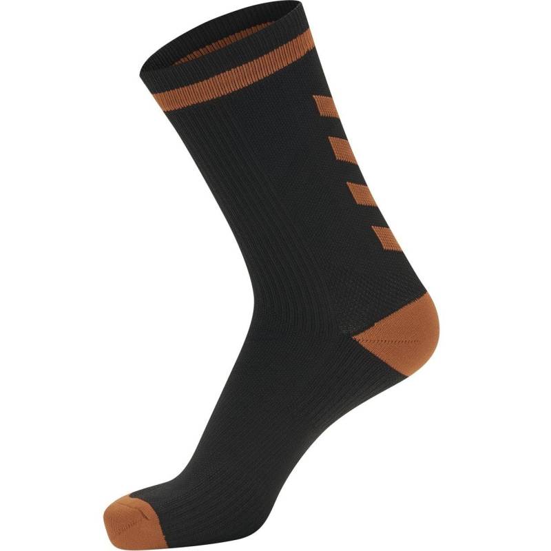 Socken Elite Indoor Low Herren Schwarz / Orange 31/34 von Hummel