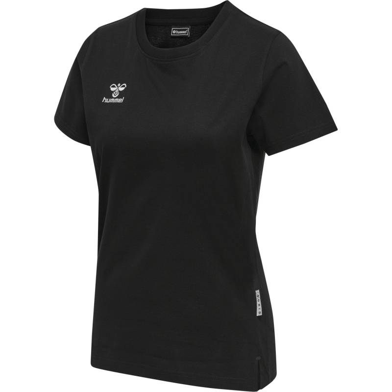 T-shirt Aus Baumwolle, Move Grid Damen  XS von Hummel