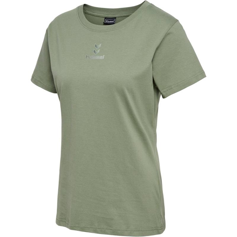 T-shirt Baumwolle Fischgrätmuster Frau Active Damen  XS von Hummel