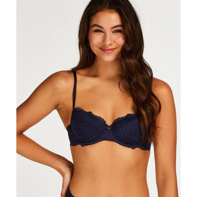 Hunkemöller - Bh, für Damen, Blau Größe 80/B von Hunkemöller